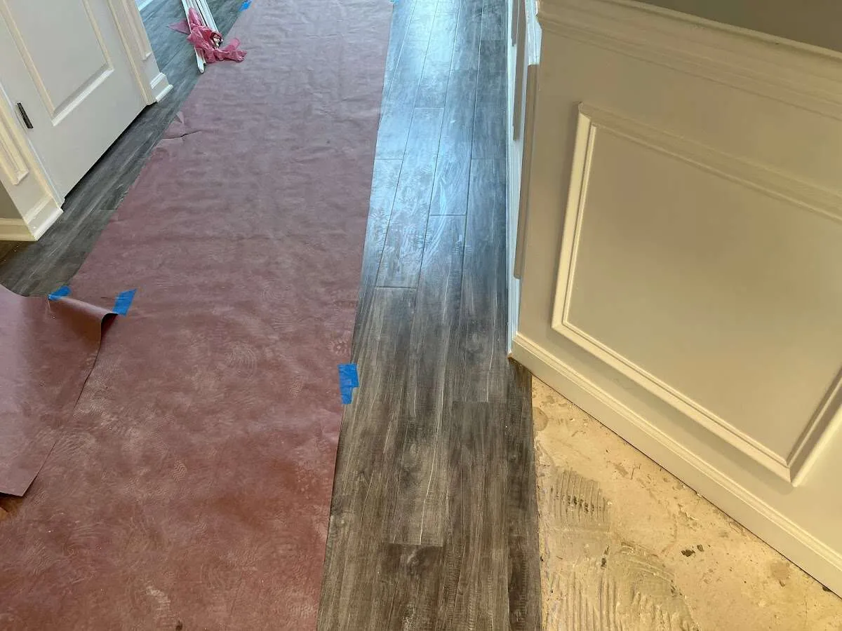 Completed marble shower restoration in Midway